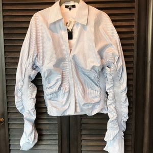 Blue & white Blouse